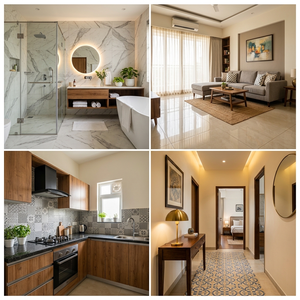 Beautiful tiles for every room — bathrooms, living rooms, kitchens and corridors